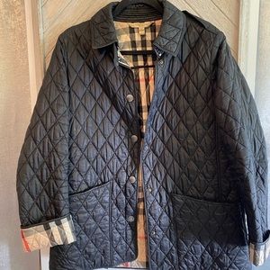 Women’s Black Burberry Coat